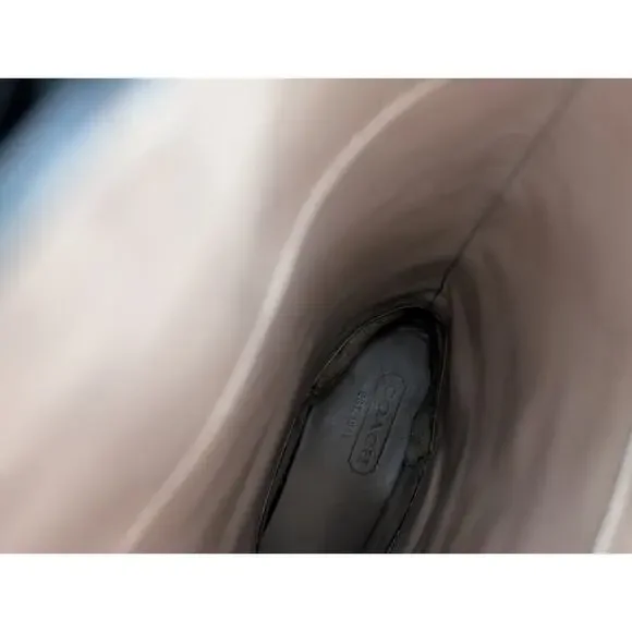 Coach Jordan tall black leather moto riding boots size 6 - Picture 10 of 15